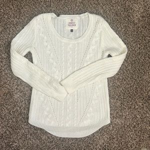 White Pullover Sweater